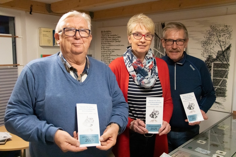 Peter Pawliczek, Susanne Breit und Richard Grütjen (v.l.) vom Heimatverein freuen sich auf ein weiteres spannendes Jahr voller Veranstaltungen und Angebote.
