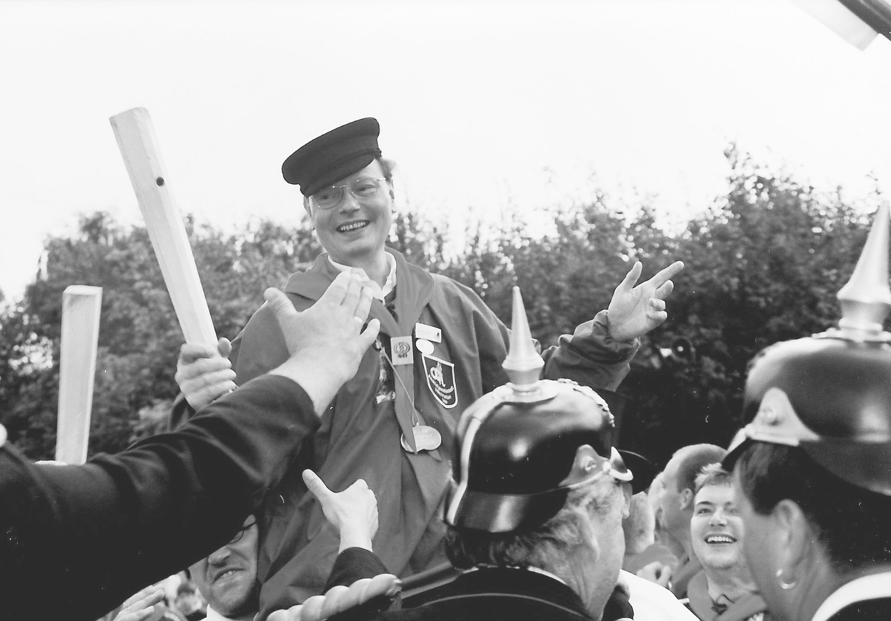 Johannes „Hans“ Schweitzer wurde im Jahr 1999 zum Brezelkönig von Kirchhellen.
