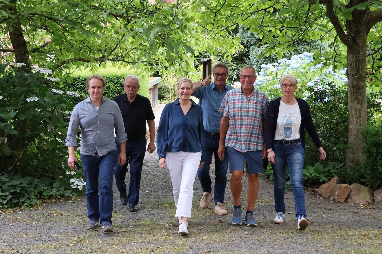 Das Veranstaltungsteam des Heimatvereins freut sich auf eine erfolgreiche Wiederbelebung des Volkswanderns in Kirchhellen.