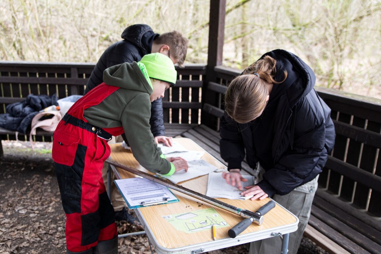 Kinder entdecken die Wunder der Natur