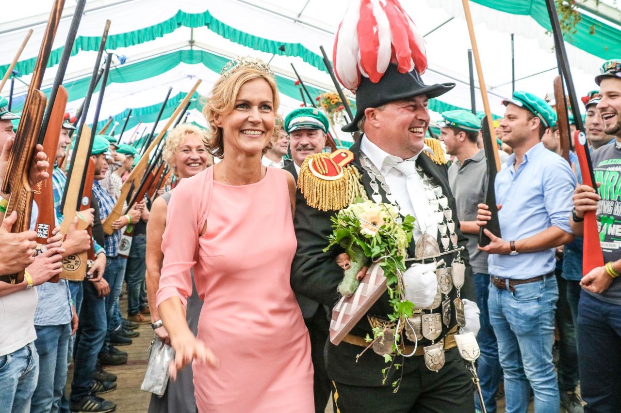 Das Schützenkönigspaar 2017 Sara Schlegl und Burkhard Kosse.