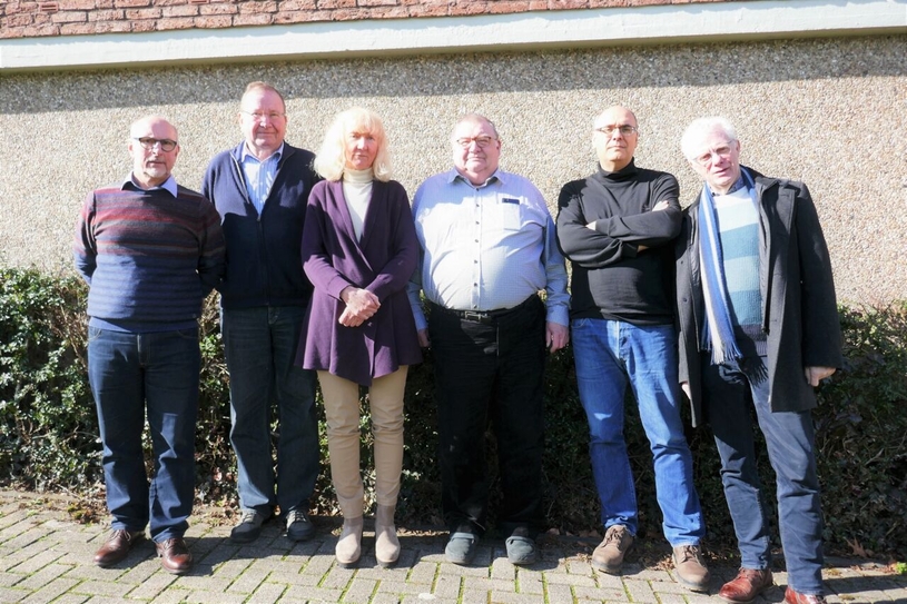 Auf dem Foto zu sehen ist das neue Leitungsteam der KAB St. Josef (v.l.n.r.): Lothar Kaiser, Joachim Becker, Gertrud Lohmann, Bernhard Windmöller, Christian Kott und Klaus-Peter Lüttig.