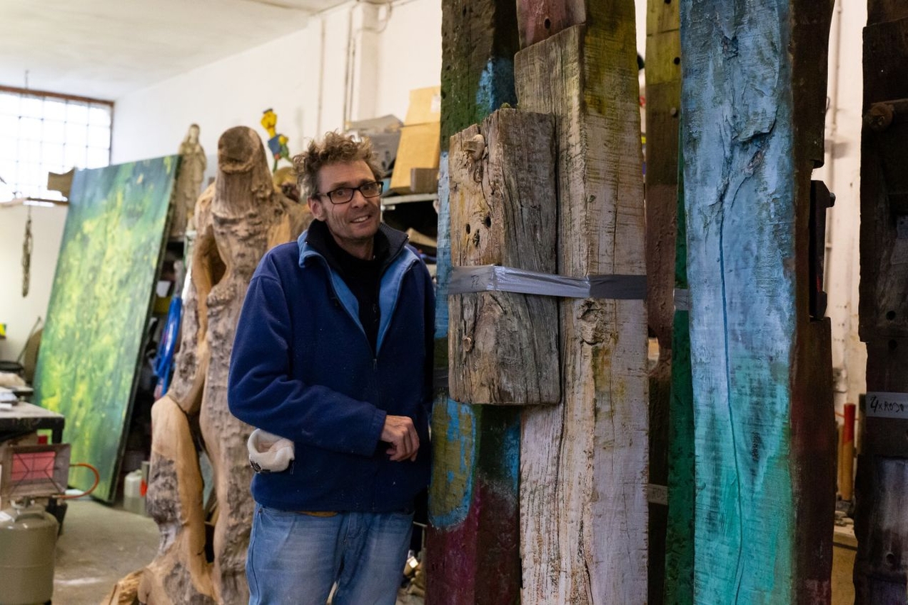 Guido Hofmann möchte bis ans „Ende seiner Tage“ Kunst machen