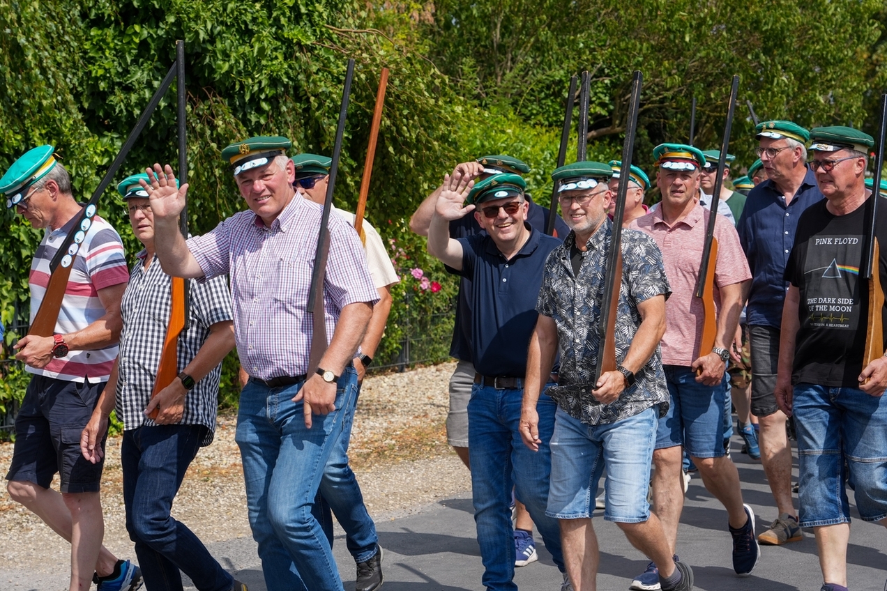 Die Vorfreude auf das Schützenfest Anfang September war auch bei der zweiten Übung in Kirchhellen deutlich zu spüren.