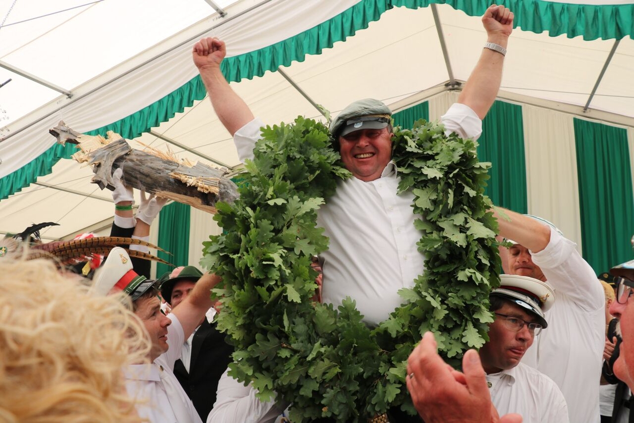 Schützenkönig Burkhard Kosse.