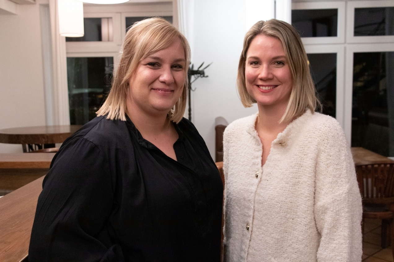 Die Unternehmerinnen Katharina Bellendorf und Valerie Heisterkamp bilden die Führungsspitze der Kirchhellener Werbegemeinschaft.