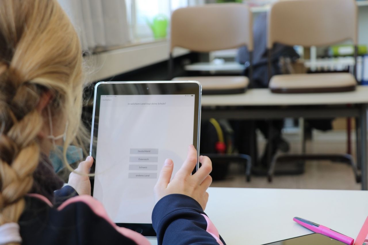 Mit digitaler Unterstützung lernen die Schüler des VGK. Medienkompetenz wird dadurch ausgebaut.