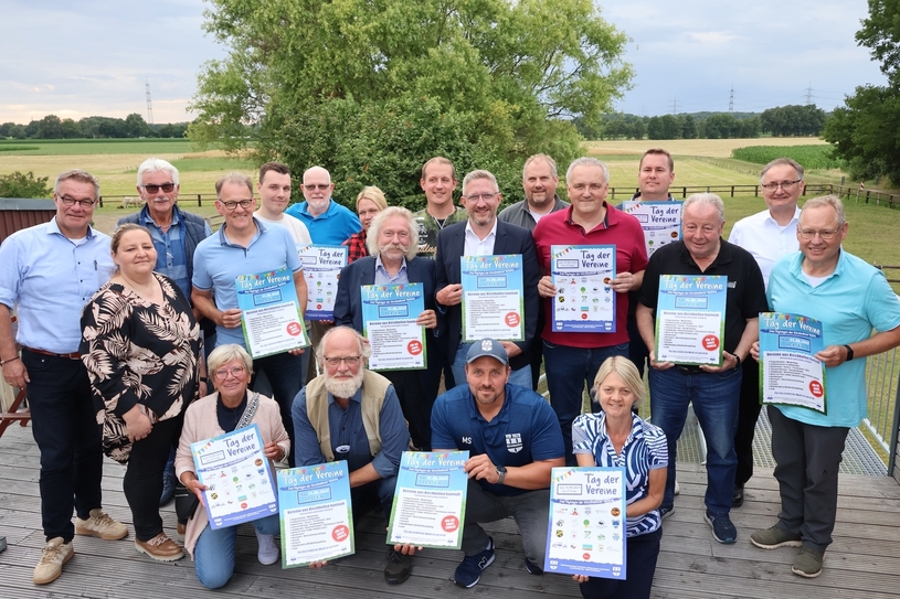 Die Vertreterinnen und Vertreter der örtlichen Vereine freuen sich auf zahlreiche Besucher aller Altersgruppen beim erstmaligen Tag der Vereine.
