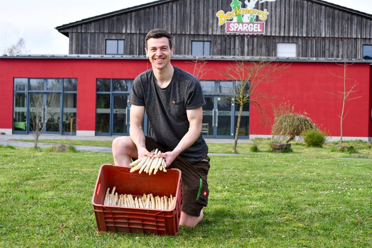 Justus Beckmann ist optimistisch, den Laden am elterlichen Hof am letzten Märzwochenende öffnen zu können.