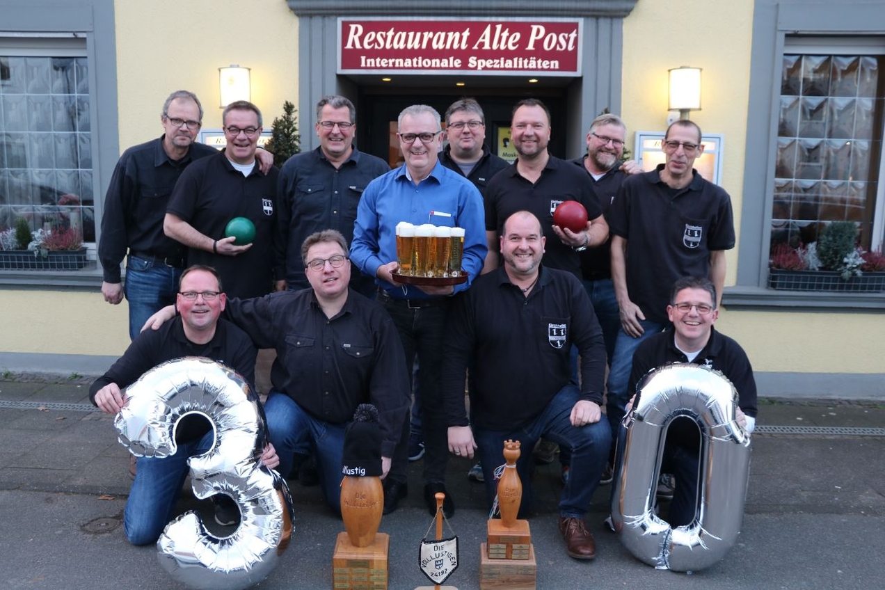 Kirchhellener Traditions-Kegelclub feiert 30-jähriges Jubiläum