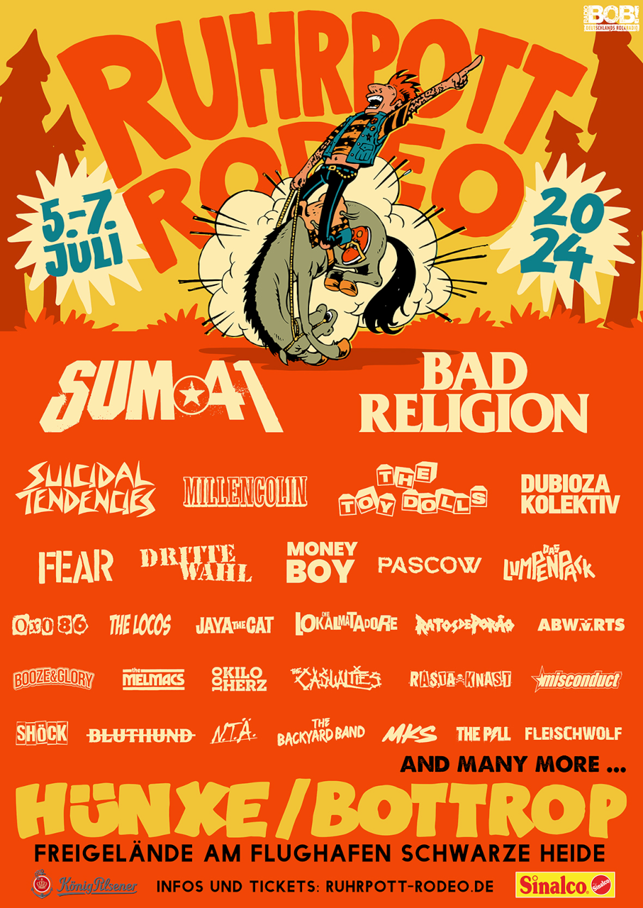 Line-Up-Knaller beim Ruhrpott Rodeo: Sum 41 kündigen sich an