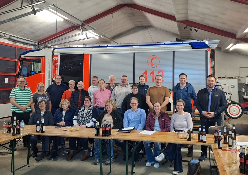 Der Stammtisch der Vereine traf sich jüngst bei der Freiwilligen Feuerwehr Kirchhellen, um sich auszutauschen.