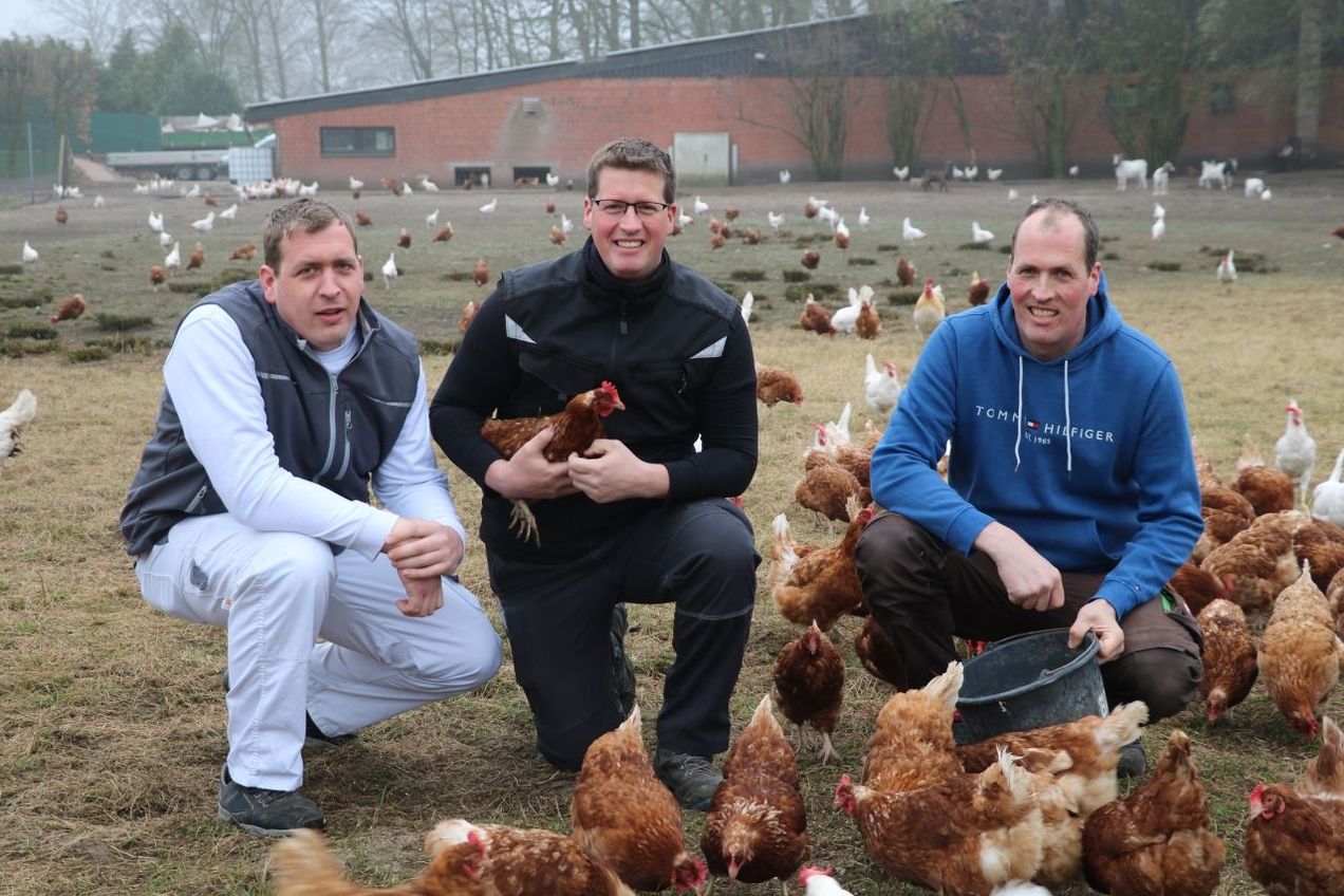 Christoph, Michael und Thomas Overgünne (v.l.) möchten ihre Produkte ab sofort auch an ihre Kunden ausliefern.