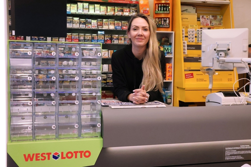 Ab Monatsende wird die Lottostelle im Kiosk Grafenwald eröffnet sein. Lisa Schubert freut sich, den Service anbieten zu können.