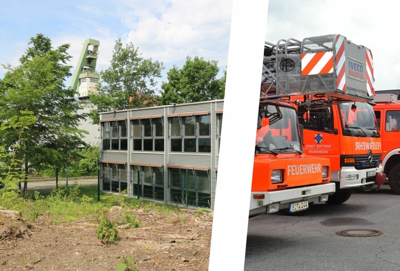 Mehr als 100 Geflüchtete leben aktuell in den Räumlichkeiten am ehemaligen Schacht X. Wegen diversen ausgelösten Alarmen muss die Feuerwehr häufig anfahren.