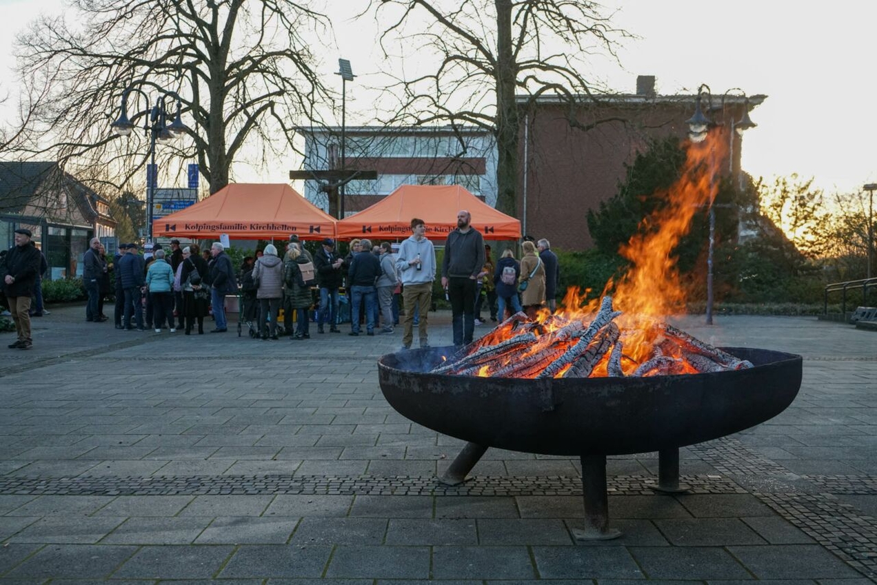 Wo brennen die Osterfeuer in Kirchhellen?