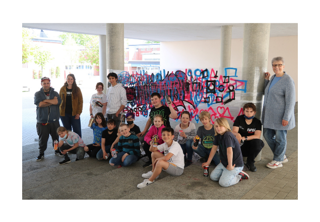 Medialab Kirchhellen: Schüler werden zu Graffiti-Künstlern