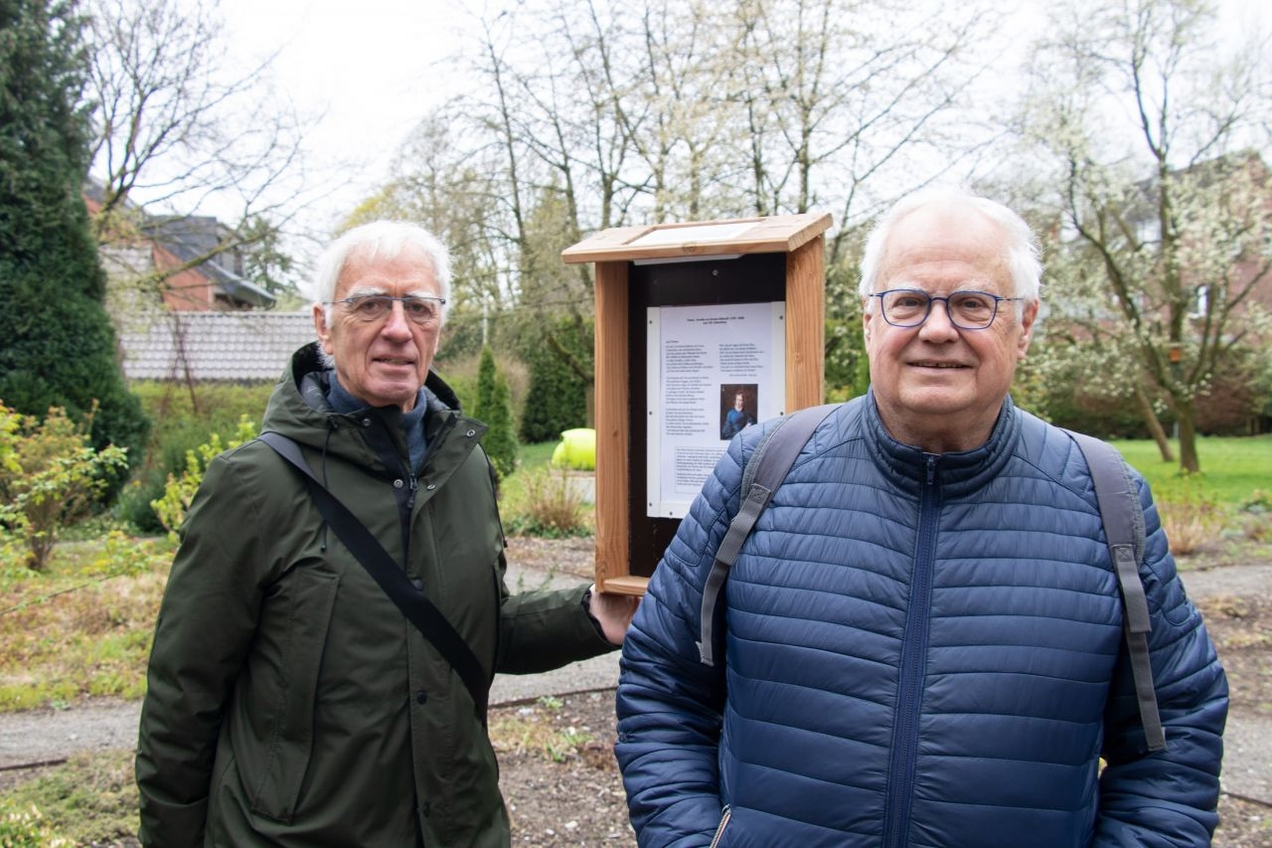 Hof Jünger bestückt den Lyrikpfad mit Gedichten von Droste-Hülshoff