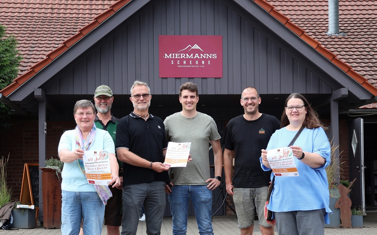 Die Kolpingsfamilie und auch die Familie Miermann freuen sich auf vielseitiges Festwochenende auf dem Hof am Scheideweg in Kirchhellen.