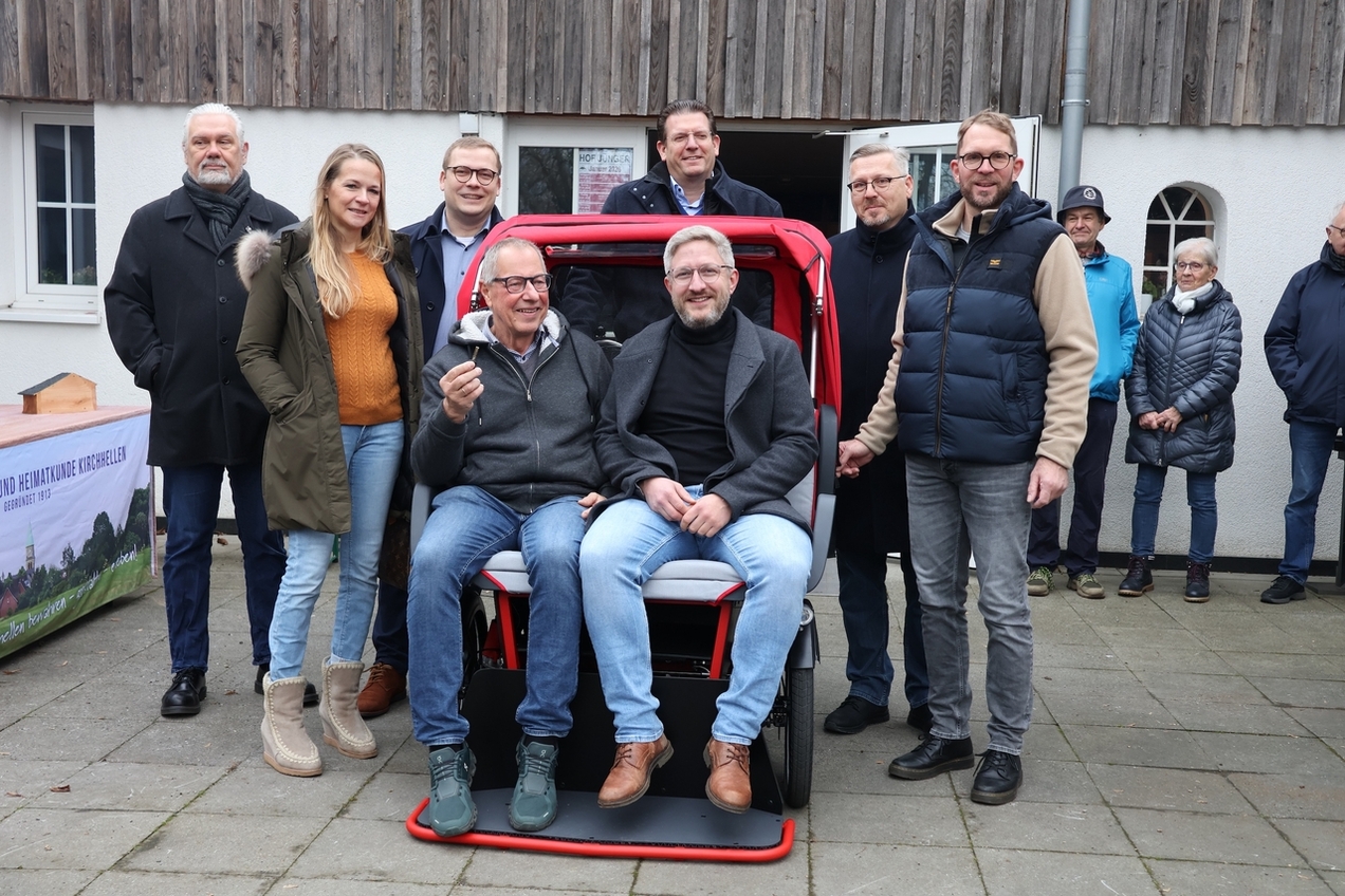 Rikscha-Fahrten mit dem Heimatverein: Ein Angebot für Senioren in Kirchhellen