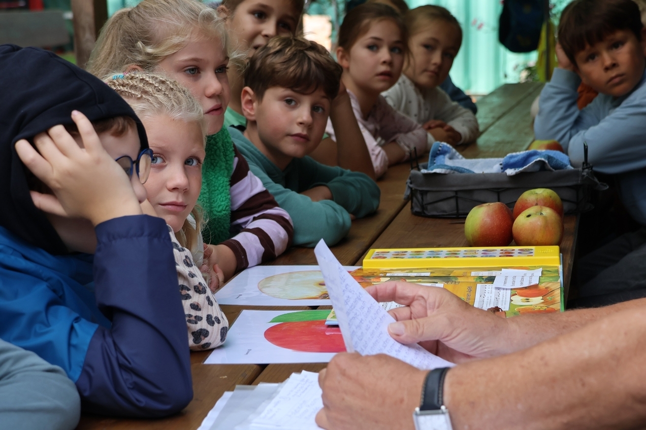Lehrreich und lecker: Am WPZ drehte sich alles um den Apfel.