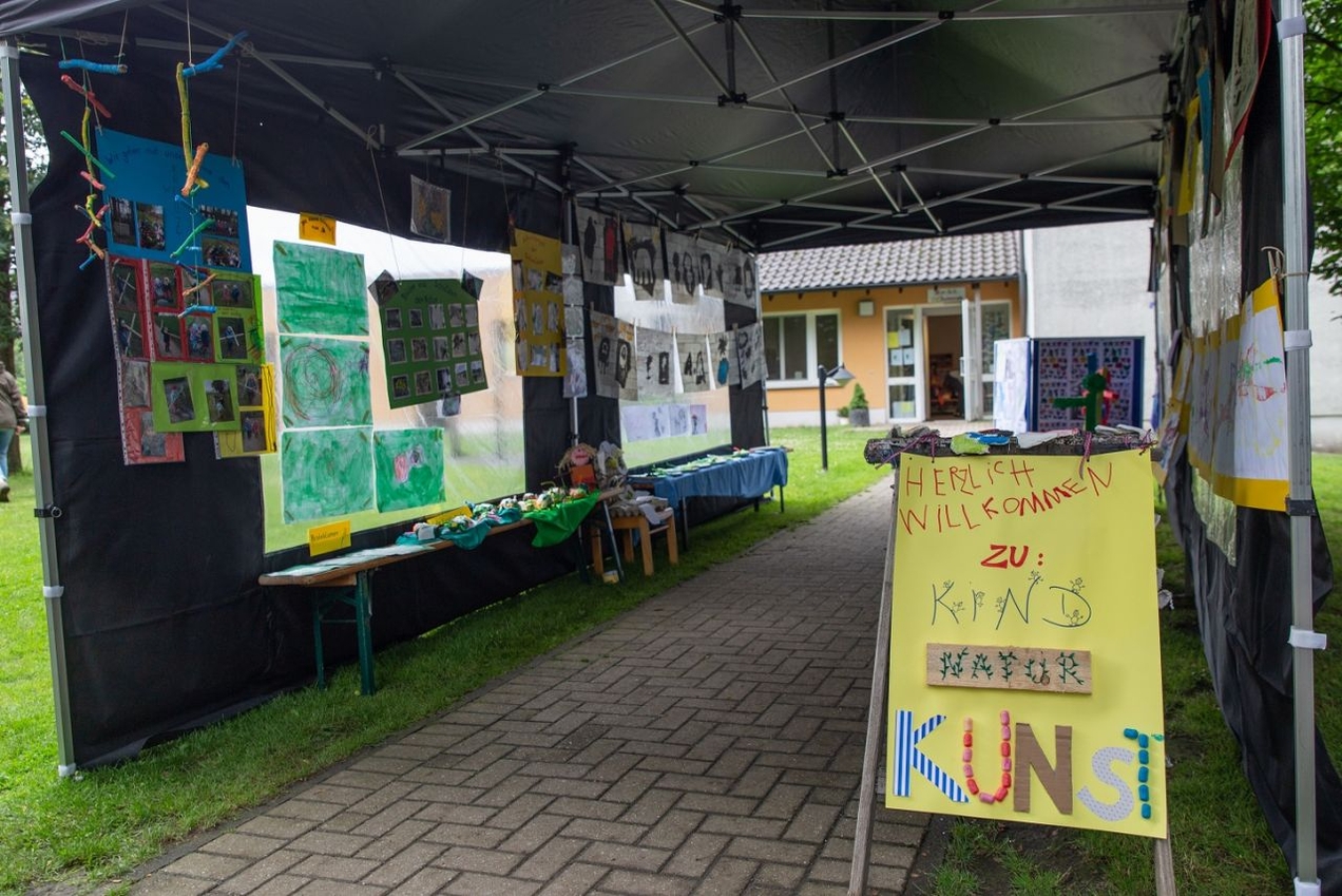 Kindergarten Ekel: Ausstellung Kunst und Natur