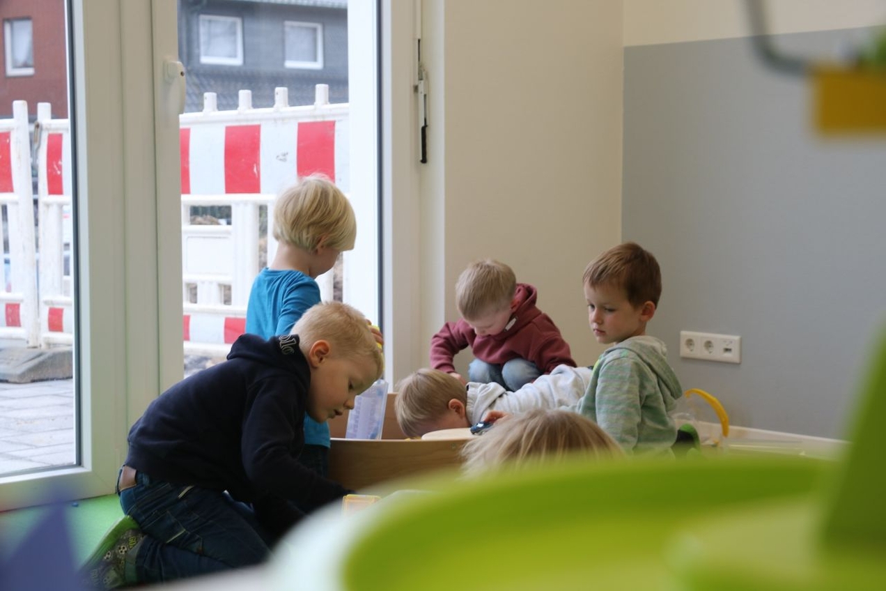 Modern und großzügig sind die Räume der neuen Kindertagesstätte in Bottrop-Kirchhellen